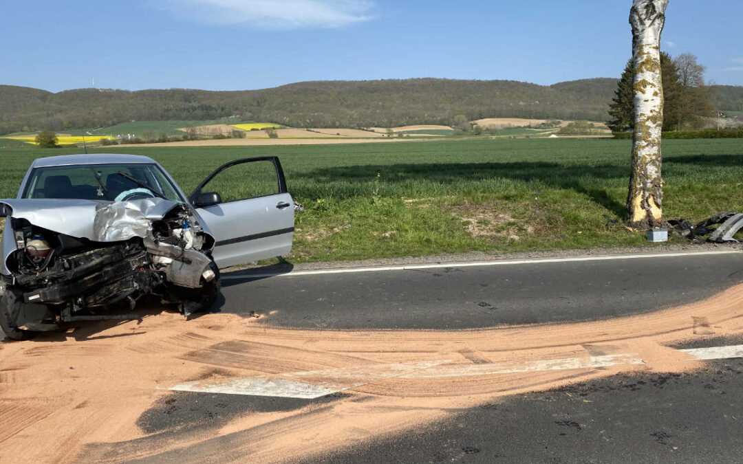 Schwerer Verkehrsunfall B240 Scharfoldendorf