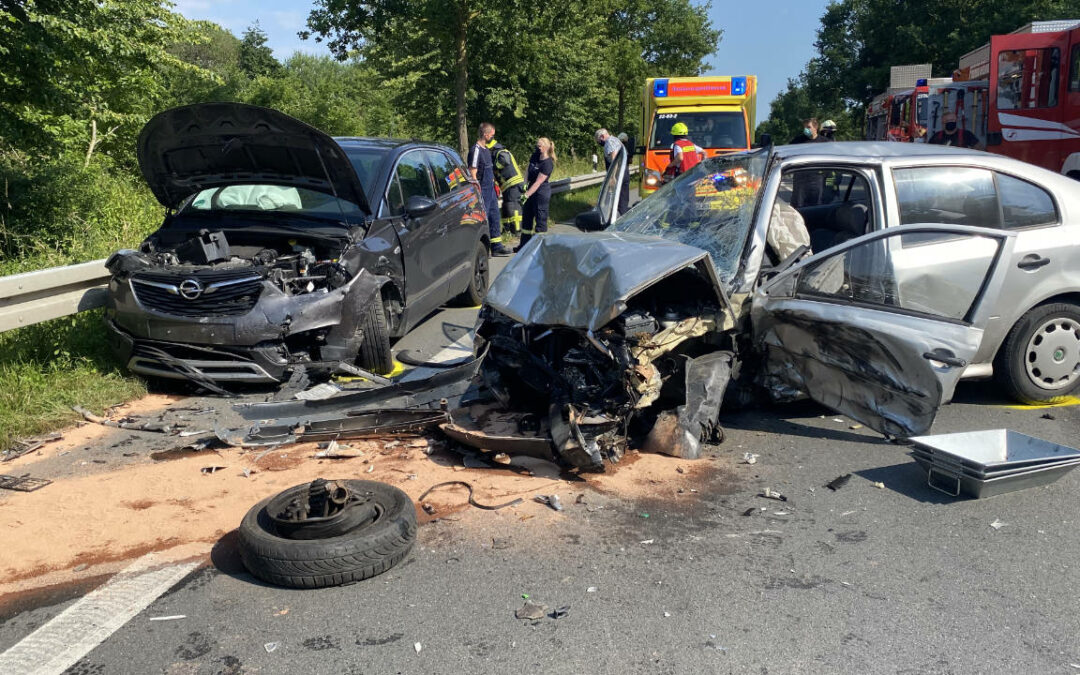 Schwerer Verkehrsunfall auf der B240 – Dielmissen