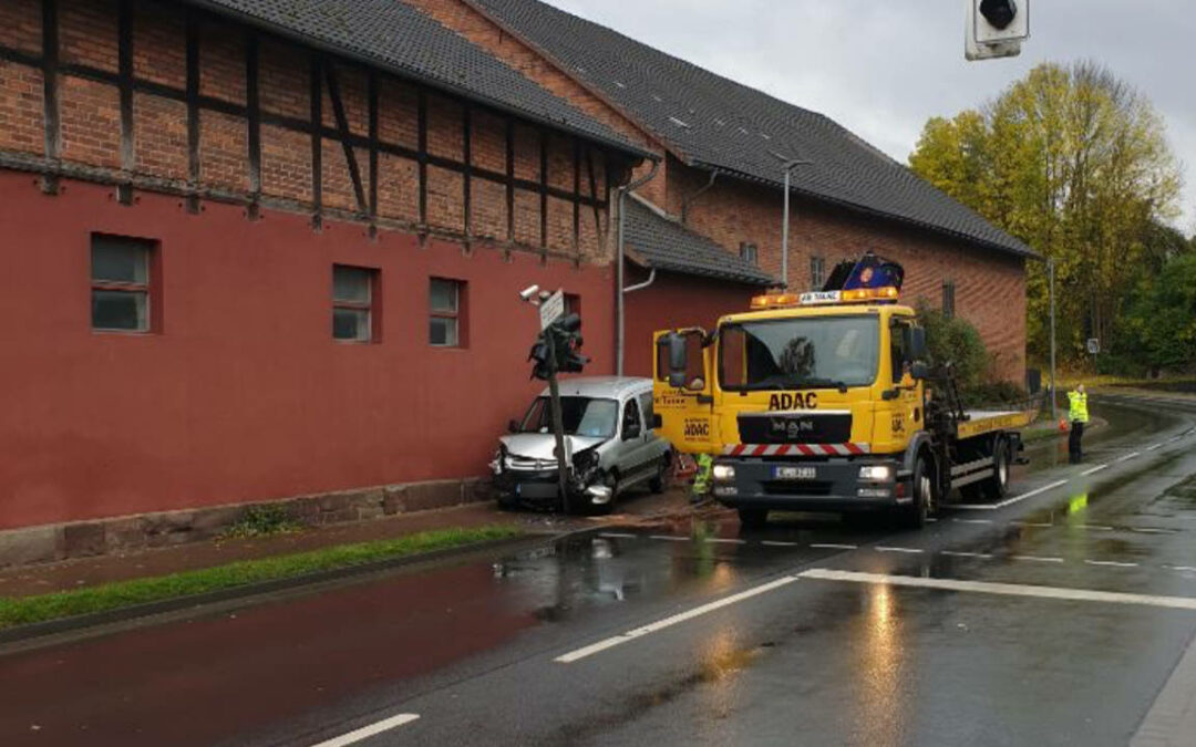 Verkehrsunfall in der Hauptstraße