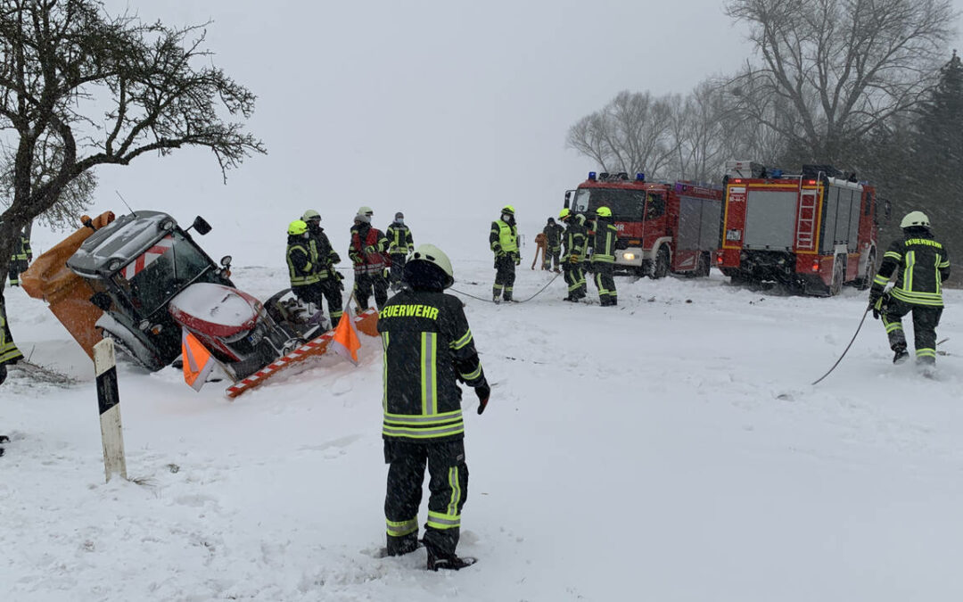 Schneesturm sorgt für Unwettereinsätze