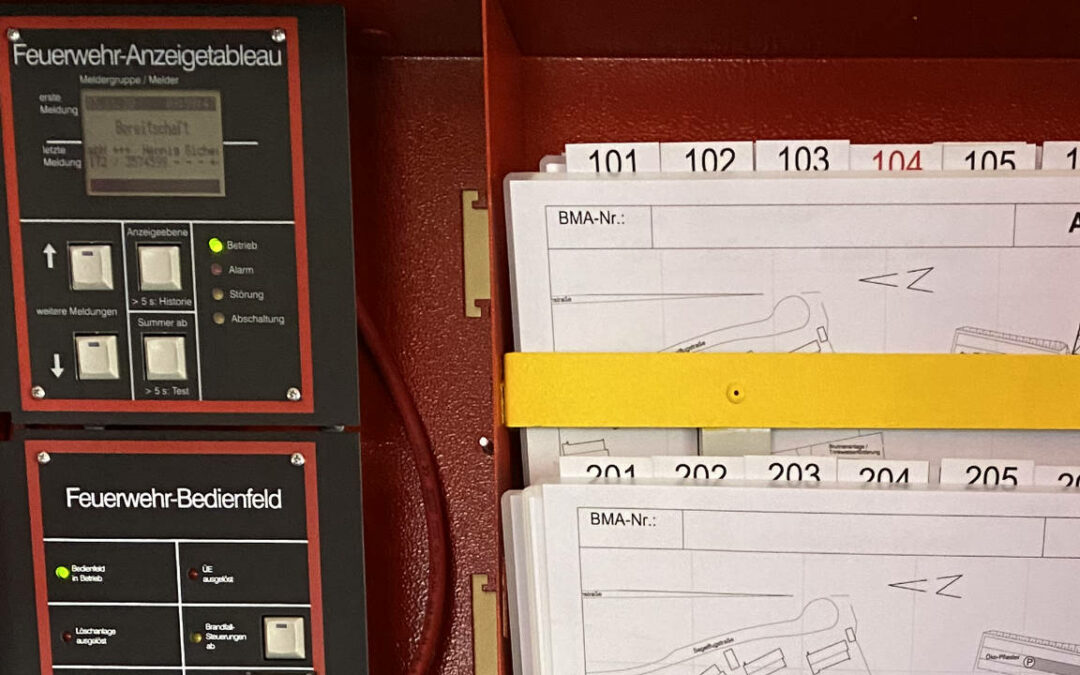 Ausgelöste Brandmeldeanlage auf dem Ith