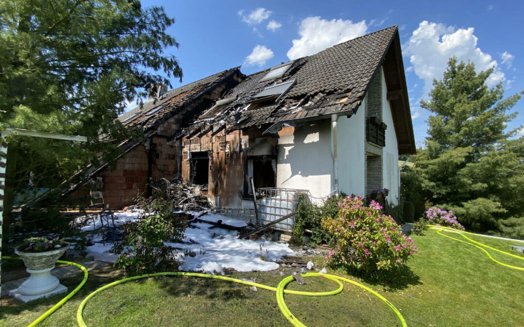 Wohnhausbrand in der Borwelle