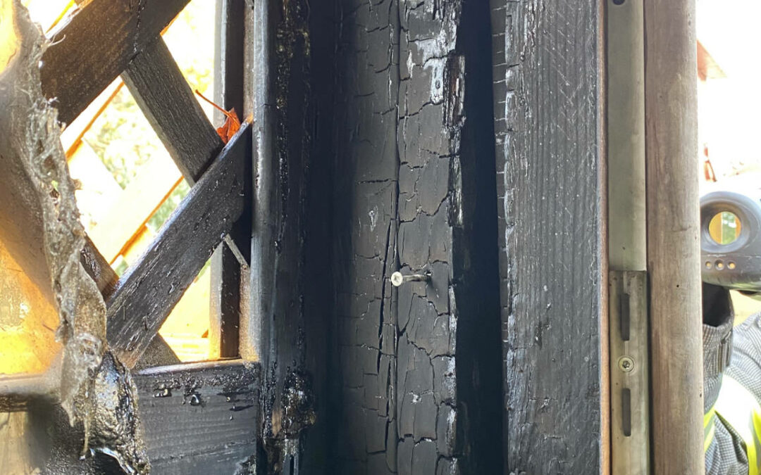 Schuppenbrand in Holzen