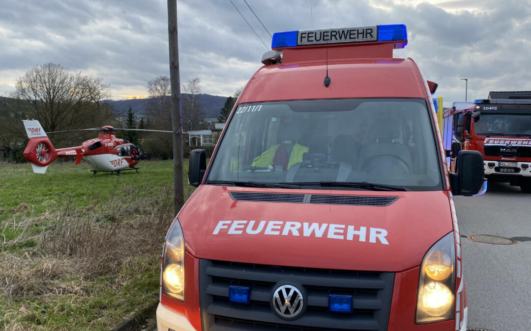 Unterstützung des Rettungsdienstes im Stadtgebiet