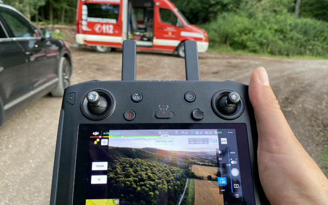 Vermeintlicher Waldbrand im Bereich Homburg / Stadtberg