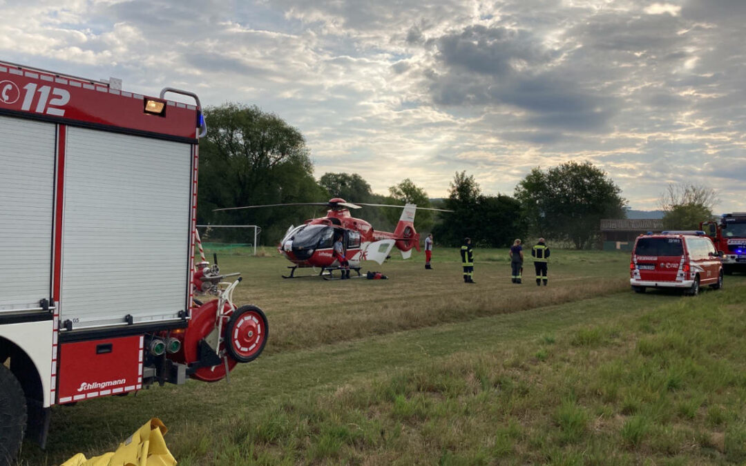 Ausgelöste Brandmeldeanlagen und Tragehilfe Rettungsdienst