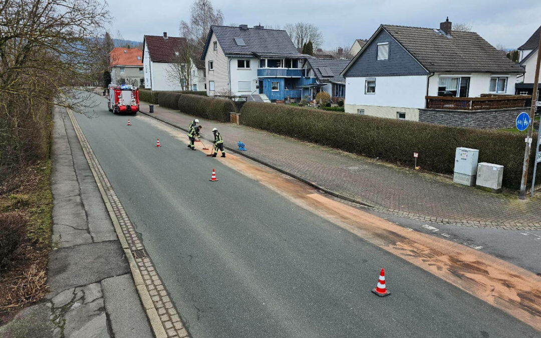 Auslaufende Betriebsstoffe nach Motordefekt