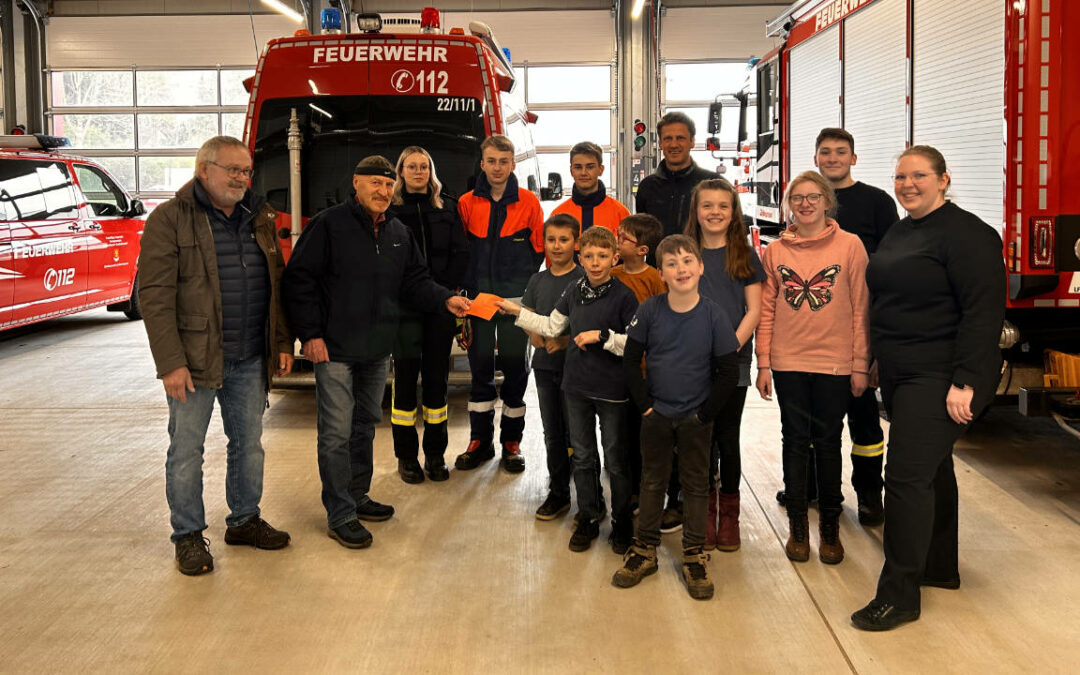Reservistenkameradschaft Homburg unterstützt Kinder- und Jugendfeuerwehr Eschershausen