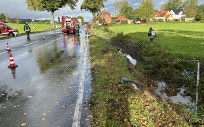 Überschlag nach Überholmanöver