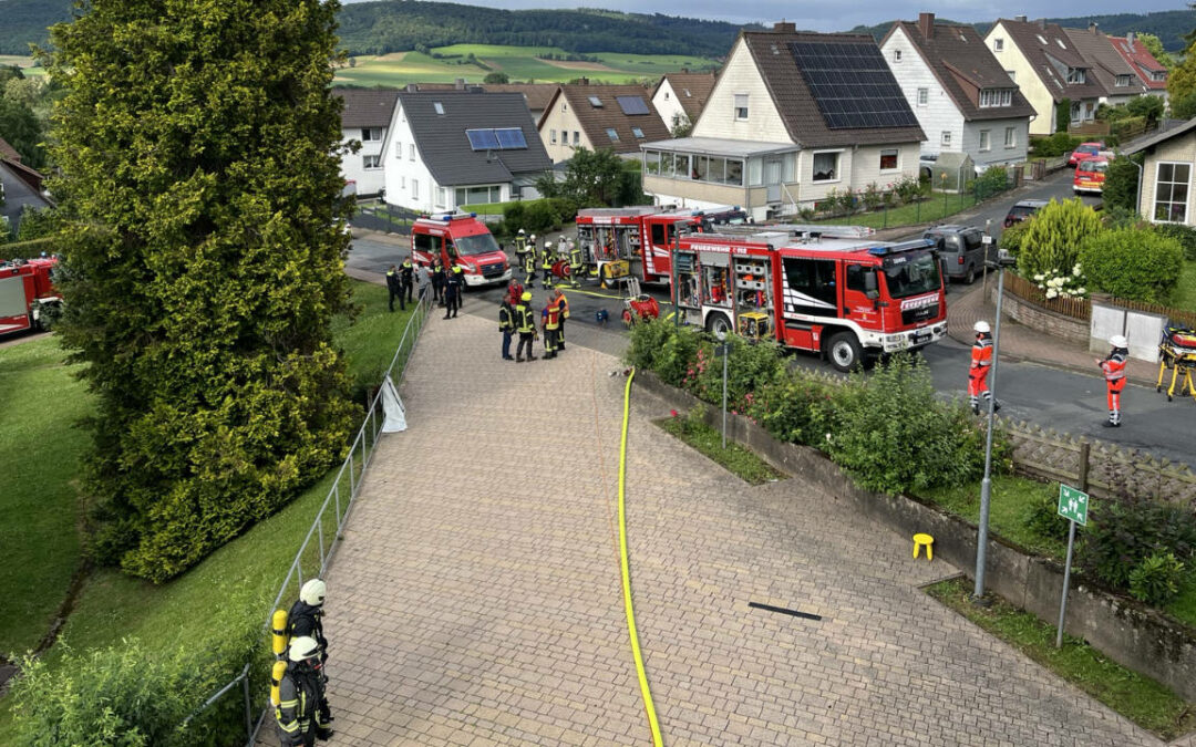 Matratzenbrand im Zentrum für Migration