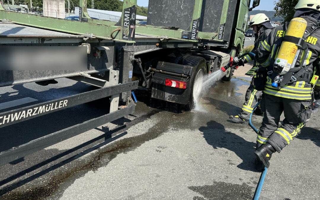 LKW-Entstehungsbrand in der Odfeldstraße