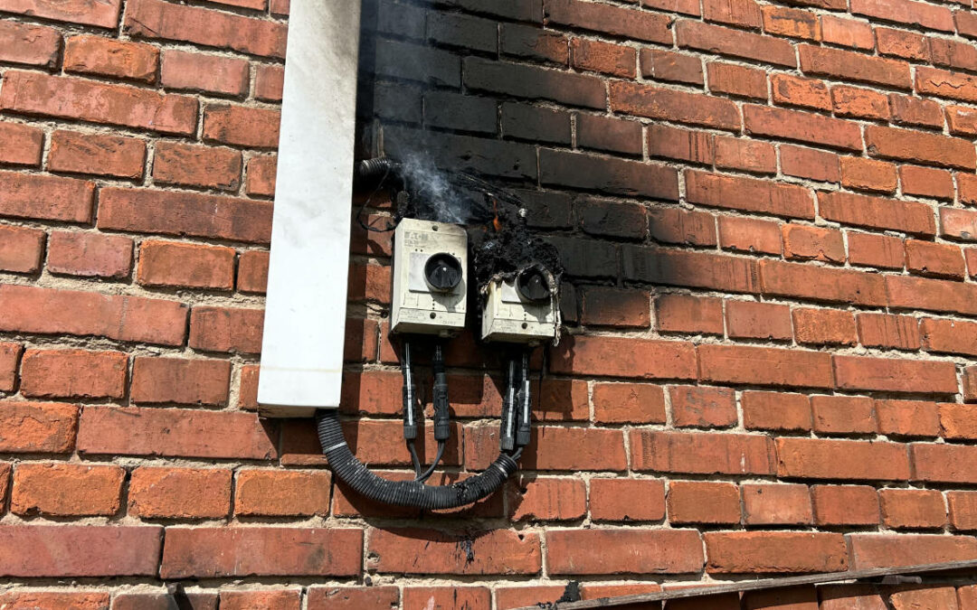 Brand von Trennschaltern einer PV-Anlage