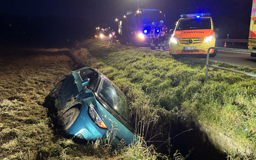 Verkehrsunfall geht glimpflich aus
