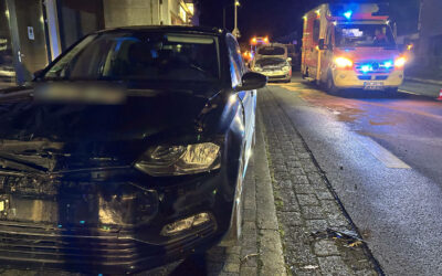 Auffahrunfall im Stadtgebiet und lange Ölspur