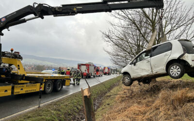 Verkehrsunfall L484 bei Holzen