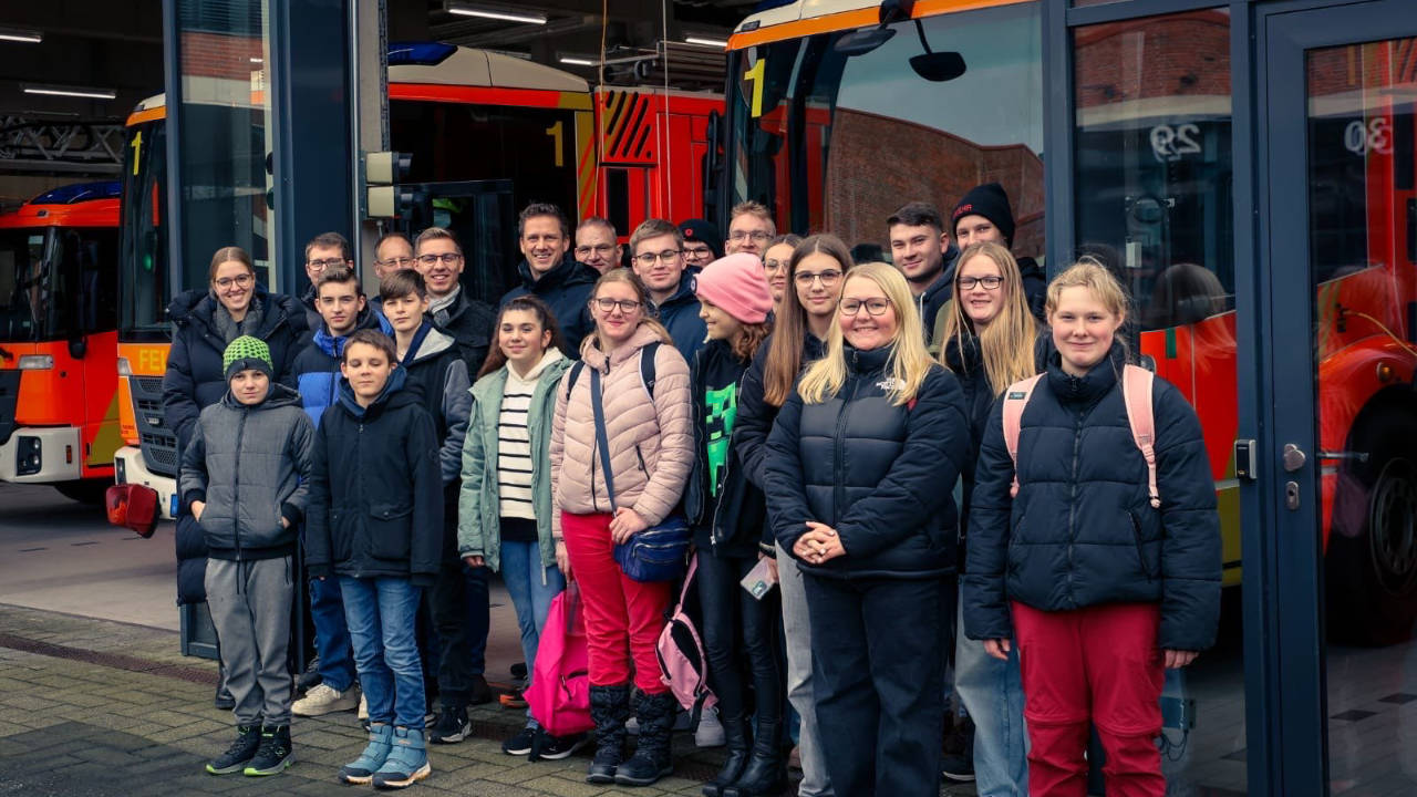 Besuch der Berufsfeuerwehr Hannover