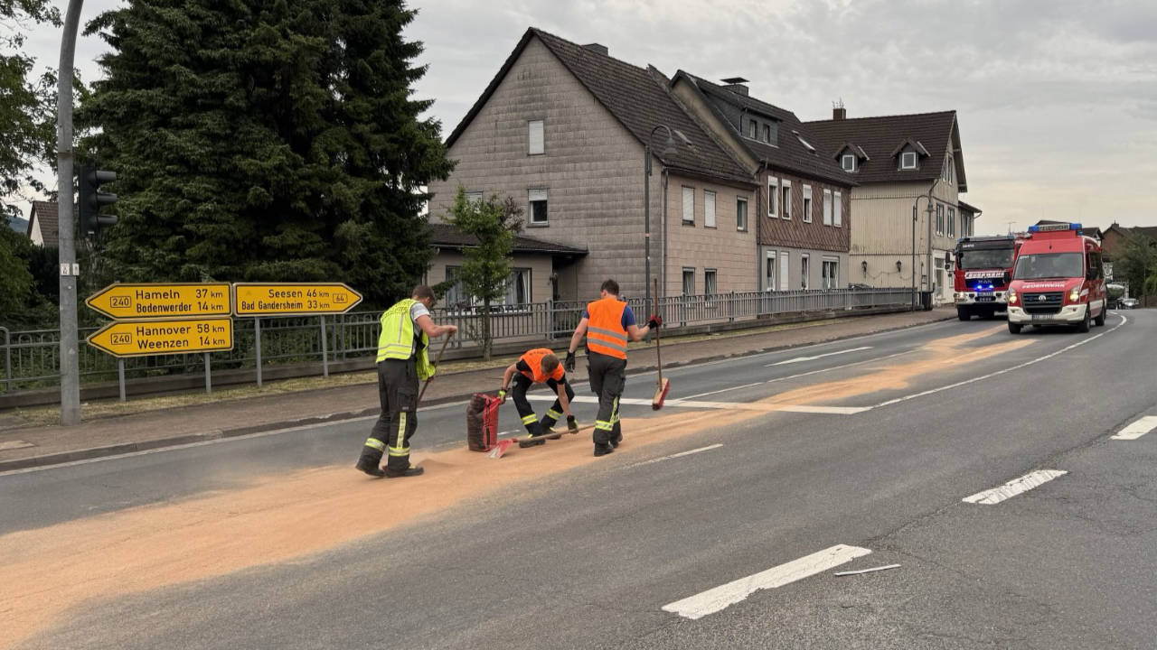 Hydrauliköl sorgt für Unfälle