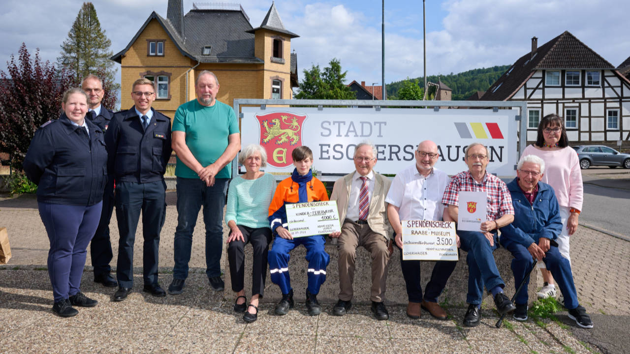 Heimat- und Kulturverein spendet 1.000€ an die Kinder- und Jugendfeuerwehr