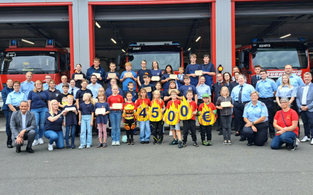 Volksbank unterstützt Kinder- und Jugendfeuerwehr