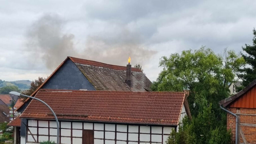 Schornsteinbrand - ©Feuerwehr Eimen