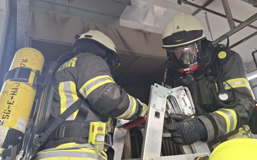 Schwelbrand in Filteranlage