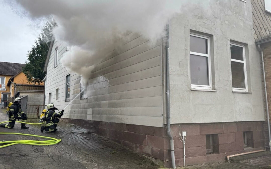 Wohnhausbrand in Eschershausen