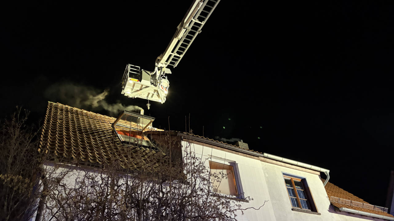 Schornsteinbrand im Stadtgebiet