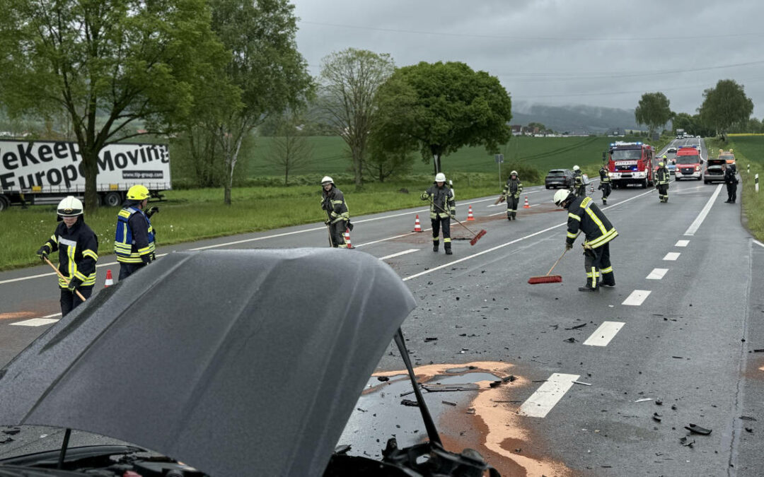 Verkehrsunfälle auf der B64 Odfeld und B240 Dielmissen